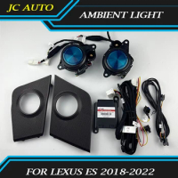 Car ambient light fit for Lexus ES 2018-2022 Dynamic shadow Decorate LED ambient light car door Foot Atmosphere Lamp
