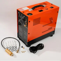 PCP Air Compressor pcp 12v 4500psi 300bar 30mpa Portable Water Cooled 40-50LMin Aluminum Alloy Stainless Steel 100 300bar