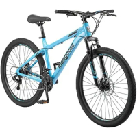 Grafton Adult Mountain Bike, Hardtail, 21-Speed Drivetrain, 17-Inch Aluminum Frame, 27.5-Inch