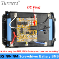 5S 18V 21V 18A 18650 Lithium Battery BMS 18V Screwdriver Battery Shura Charger Protection Board for makiita dewelt screwdriver