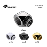 Bykski Water Cooling G1/4 90 Degree Elbow Fitting Connector Joint 8pcs B-D90