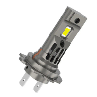ไฟหน้ารถ LED หลอดไฟ H7 6000K สีขาว พร้อมพัดลม ทนทาน ไฟสว่าง