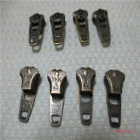 8# 65 To 75cm Oversize Vintage YKK Metal Black Zipper Single Open End  Bronze Fastener for