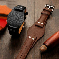 20mm 22mm Genuine Leather Watchband strap With mat for fossil CH2891 CH3051 CH2564 CH2565 watch band mens leather bracelet