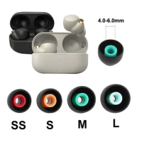 3 Pairs Silicone Ear Tips for Sony WF-1000XM4 Earphone Soft Ear Pads Suit for 90% In-ear Earbuds Case Cover Ear Plug Accessories