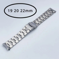 Watches Accessories 316L Stainless Steel Bracelet for Seiko 05 SRPD63K Skx007 SKX175 Strap Men WatchBand Safe Buckle 19 20 22mm