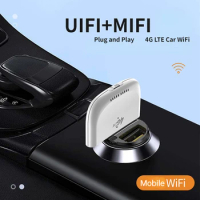 Portable 4G Router with USB Adapter Wireless 4G LTE Router 4G LTE Mobile WiFi Hotspot for RV Travel Vacation Camping Remote Area