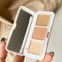 Tri-colour Square Cheese Concealer Spot Pimple Marks Dark Circles Tear Troughs Touch-ups foundation fenty beauty консилер