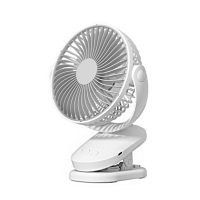 【FJ】大風量擺頭可掛立夾多用通電風扇FN05(需USB供電 定時 可壁掛 桌扇 夾扇 8吋 7葉片)
