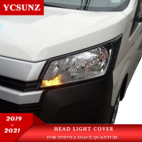 Head light Cover Accessories For Toyota Hiace Van Commuter Quantum 2019 2020 2021 Car Exterior Parts YCSUNZ
