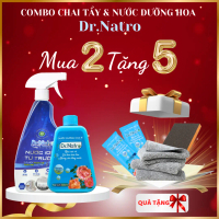 Combo 1 chai nước tẩy đa năng Dr. natro + 1 chai nước dưỡng hoa - Dr Natro - Siêu tẩy đa năng Làm Sạ