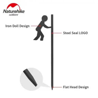 PASAK TENDA CAMPING BESI NATUREHIKE NH20ZP081