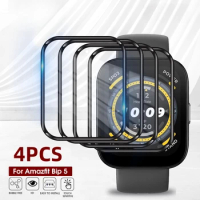 1-4Pcs Smartwatch Protective Film for Amazfit Bip 5 Anti-scratch Screen Protectors for Amazfit Bip5 HD Clear Films Not Glass