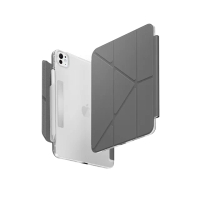 【UNIQ】iPad Pro 13 2024 M4 Camden Click 磁吸設計帶筆槽多功能極簡透明保護套