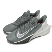 【NIKE 耐吉】籃球鞋 Precision VII 男鞋 灰 紅 輕量 運動鞋(FN4322-003)