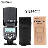 YONGNUO YN560III YN560 III Wireless Flash Speedlite For Canon Nikon Olympus Pentax Fuji SLR DSLR Camera Flashlight