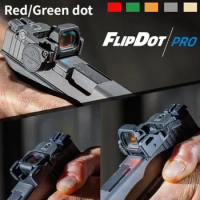 Folding tactical red/green dot sight for outdoor pistol shooting Reflective hunting rifle sight Holographic Glock tactical optic
