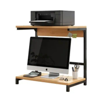 Desktop Storage Rack Computer Printer Desk Stand Shelf Table Desktop Furniture Organizer Support Holder Bookshelf