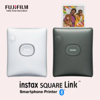 Original FUJIFILM INSTAX SQUARE LINK Smartphone Photo Printer Bluetooth Connectivity Midnight Green Ash White for Birthday Gift