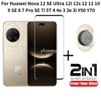 สำหรับ Huawei Nova 12 SE Ultra 12i 12s 12 11 10 9 SE 8 7 Pro SE 7i 5T 4 4e 3 3e 3i Y90 Y70 ฟิล์มกระจ