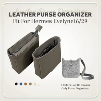 Leather Purse Organizer Insert, Mini Inside Bag Organizer Insert Fit for Hermes Evelyne16/29 Handbag