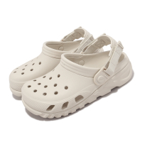 Crocs 童鞋 Duet Max II Clog K 奶茶 水泥灰 渦輪克駱格 魔鬼氈 可調節 涼拖鞋 卡駱馳 208774160