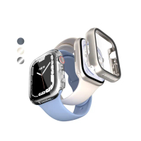 【SwitchEasy 魚骨牌】Apple Watch Ultra 2/Ultra 49mm Hybrid 鋼化玻璃透明手錶殼(殼膜一體/通用Ultra2)