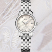MIDO美度 官方授權 BARONCELLI永恆系列 真鑽機械腕錶 禮物推薦 畢業禮物 25mm/M0390071110600