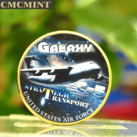 U.S. Air Force Galaxy Strategic Transport Gold Plated Bar C37