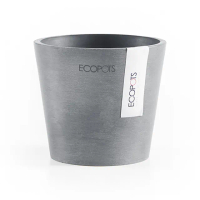 【HOLA】Ecopots 阿姆斯特丹 10cm 環保盆器 藍灰色