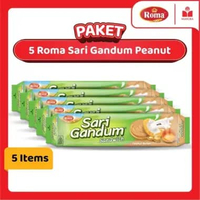 Paket 5 Roma Sari Gandum Peanut 108 Gram