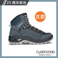 LOWA 女 中筒多功能健行鞋 煙藍 RENEGADE GTX MID Ws(LW320945-0619/防水登山鞋)
