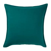 GURLI 靠枕套, 深綠色, 50x50 公分