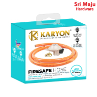 MAJU LPG Regulator Set (SIRIM) Quality 1.5M Low Pressure Gas Hose with 2 Hose Clip Stove Connector