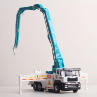 2025 Children's Cement Pump Truck Toy Boys Mixer Truck Lifting Transmission Model Engineering Truck 