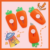 Pisau Kecil Cutter Mini Karakter Wortel Cutter Travelling Portable Import COD Plastik 790