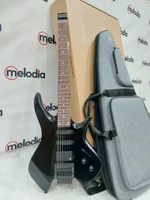 Donner NHL 500 HSS Solid Body Headless 6-strings Electric Guitar + Bag BLACK