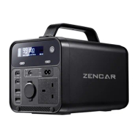 Zencar 500Wh Portable Lithium Power Station For Outdoor Camping And Laptop Emergency Portable Power Station