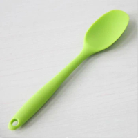 Silicone Kitchen Bakeware Utencil Spoons And Scoop Cooking Tools Condiment Utensil Coffee Spoon Kids Ice Cream Tableware Tool