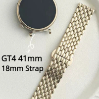 Zinc Alloy GT4 Strap for Huawei Watch GT4 41mm,GT4 46mm, 18mm /22mm Metal Watchband for Huawei GT 4 Smartwatch Wristband
