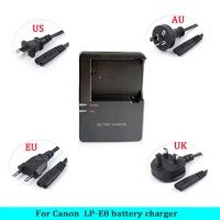 LC-E8C LC-E8E Battery Charger For Canon LP-E8 Battery EOS 550D 600D 700D T2i T3i Cameras Battery Charging