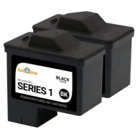 2 PACK For Dell Series 1 Black T0529 Ink Cartridges for A920 All-in-One Printer