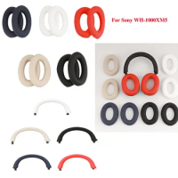 Universal Headphone Headband Silicone Cover For Sony WH-1000XM5 Headset Headband Protectors with Zipper Cover Easy to Close