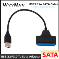 Usb Sata Cable Sata 3 To Usb 3.0 Computer Cables Connectors Usb 2.0 Sata Adapter Cable Support 2.5 Inches Ssd Hdd Hard Drive PC