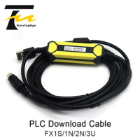 PLC Programming Cable Data Download Cable USB-SC09-FX for Mitsubishi FX1N/FX2N/FX1S/FX3U Series