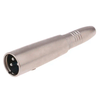 Kabel Audio, MIC, Palam Lelaki XLR MIC 3 Pin ke 1 / 4 Inci 6.35mm Mono Perempuan, 1pc