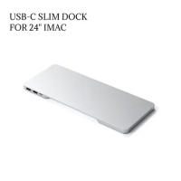 Satechi USB-C Slim Dock for 24” iMac – Hub iMac 24 Inch, Enclosure NVMe/SATA, USB-C & USB-A Port Pra