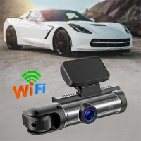 Auto Dashboard Camera Front And Rear Inside Car Video Recorder Camera With Motion Detection &amp; 170 Wide Angle Parking Monitor
