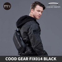 摩達客韓國進口COOD GEAR-FIX014都會黑風尚超酷男限定單肩包斜 跨包4L