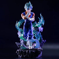 七龍珠 GK 賽亞人 大魚貝吉特 可發光 場景雕像手辦沒盒子